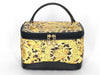 VERSACE Jeanne Versace Nylon x Leather Vanity Bag Black x Yellow Vanity Bag