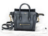 CELINE Luggage Nano Shopper Leather 2-Way Handbag Black Handbag