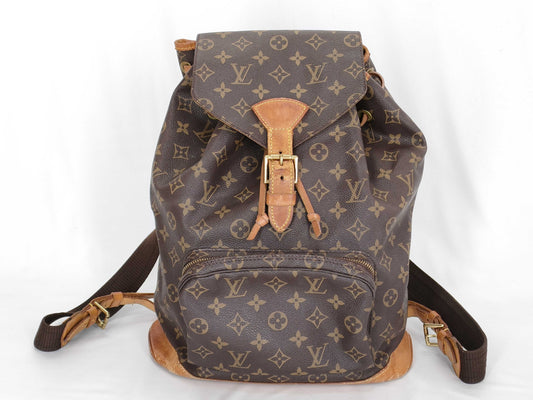 LOUIS VUITTON Monogram Vuitton Monogram MonsuriMM M51136 MI0987 Brown Rucksack