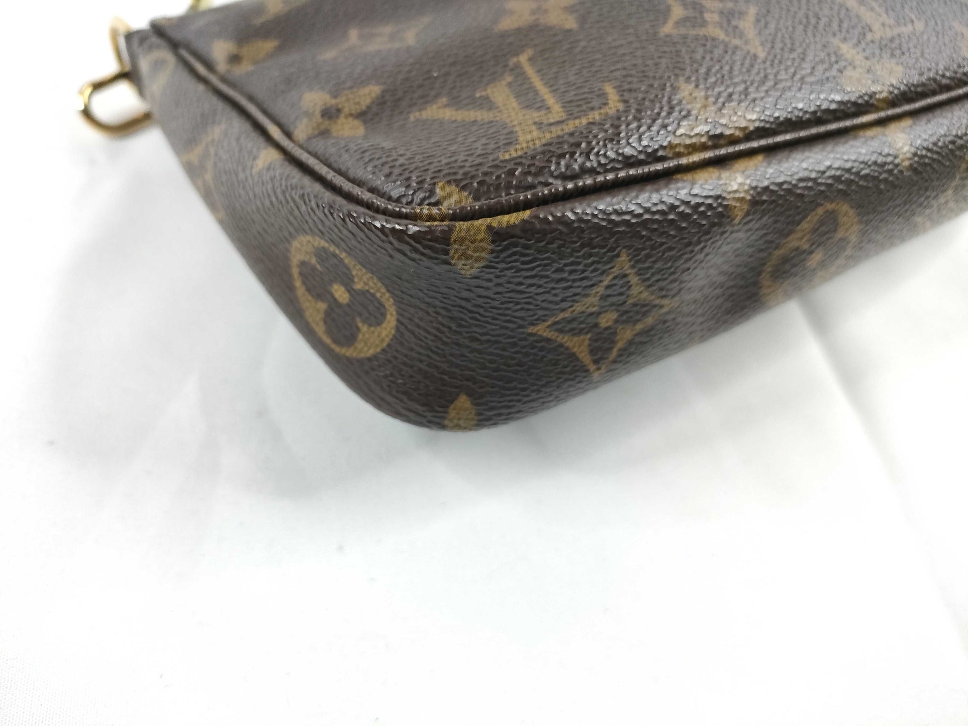 LOUIS VUITTON Monogram Vuitton Monogram Pochette Accessoir M51980 CA0052 Brown Handbag