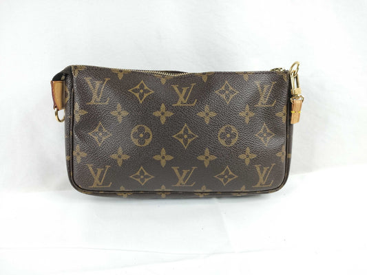 LOUIS VUITTON Monogram Vuitton Monogram Pochette Accessoir M51980 CA0052 Brown Handbag