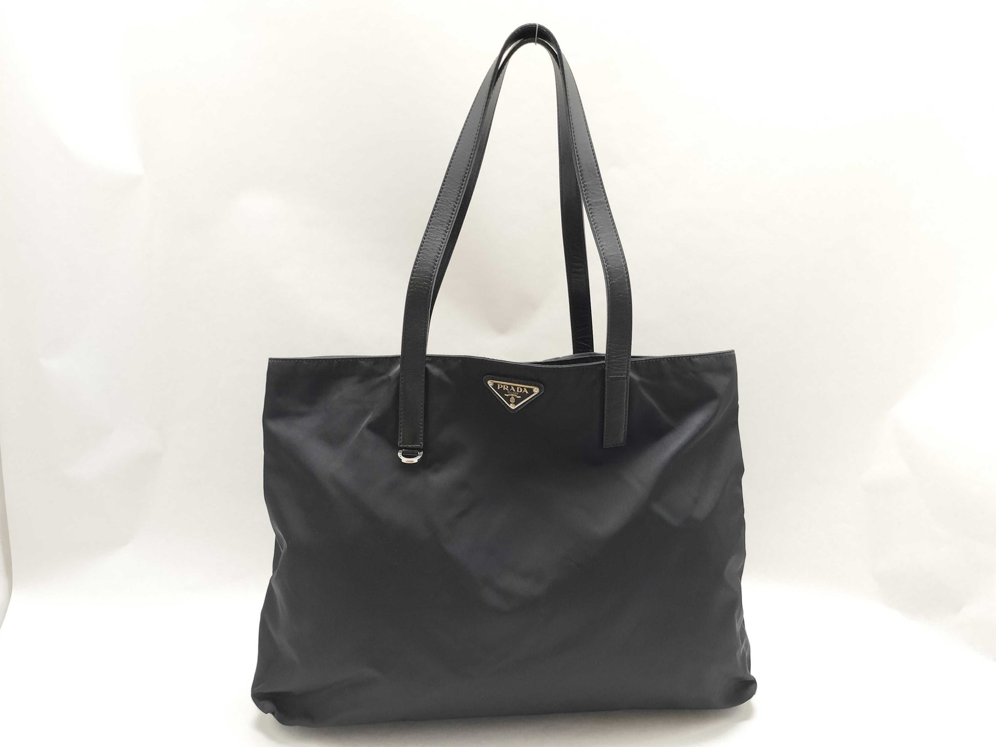 PRADA Nylon HK-Prada BR3283 Nylon Black Tote Bag Tote Bag