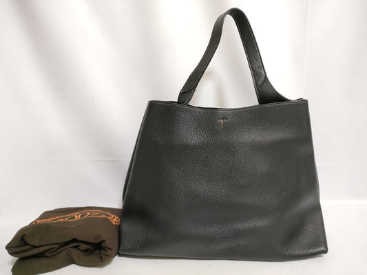 TODS HK-Tods Timeless black calfskin tote bag