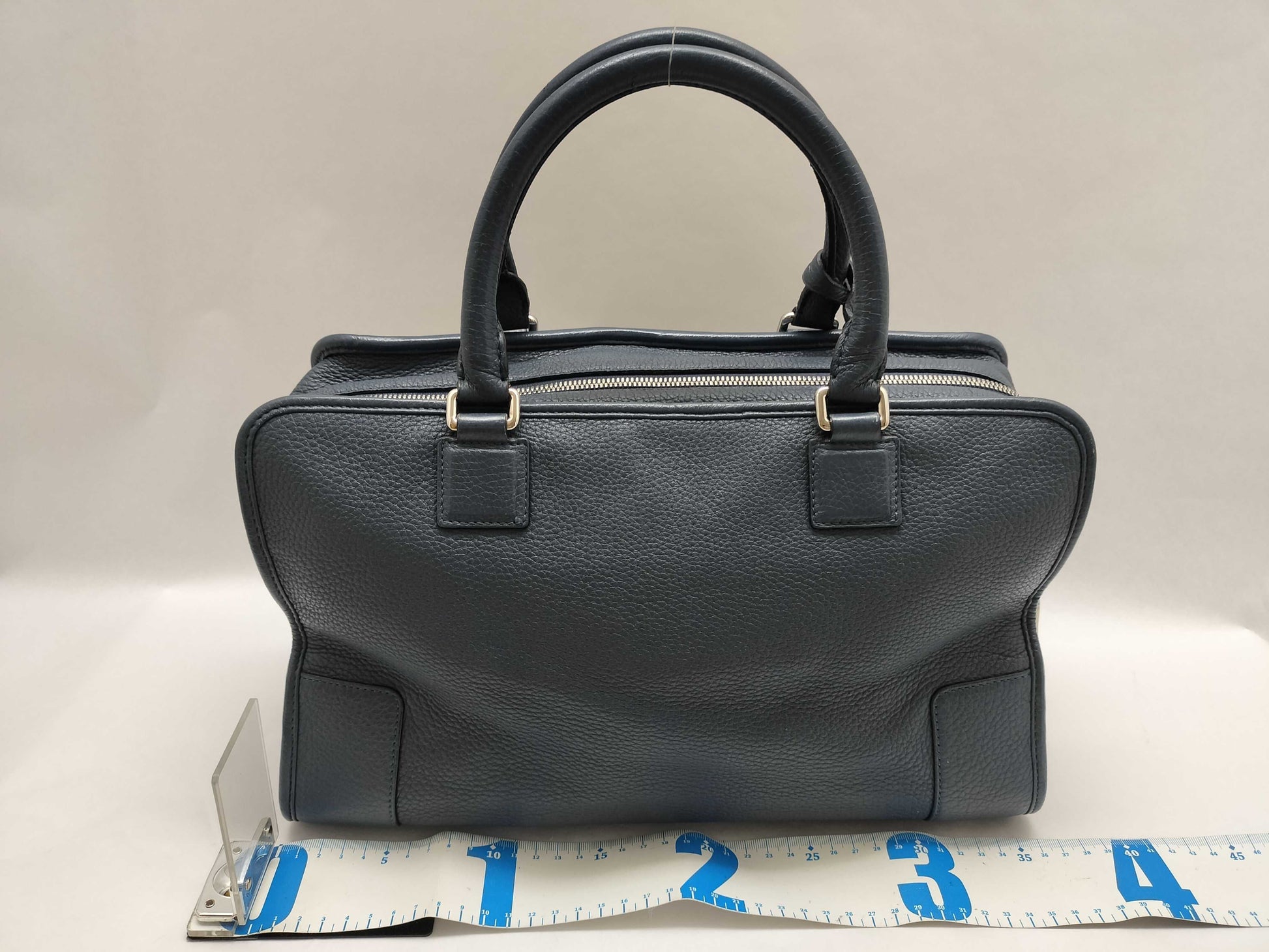 LOEWE HK - Loewe Amazona 36 blue calfskin handbag handbag