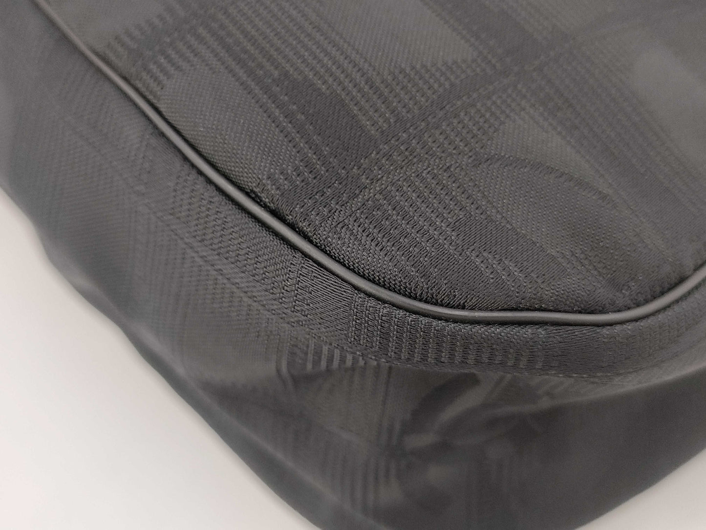 CHANEL New Travel Line Nylon and Leather Handbag, Black Shoulder Bag