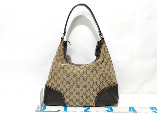 GUCCI GG Canvas ID - Gucci GG Canvas Shoulder Bag Beige 257070 Shoulder Bag