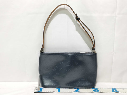 LOUIS VUITTON Monogram Mat ID-Louis Vuitton Monogram Mat Alston M55122 Navy CA0032 Shoulder Bag