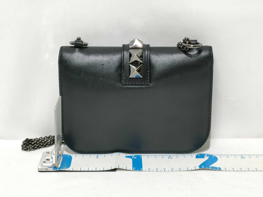 VALENTINO ID-Valentino Garavani Leather Small Glam Lock Shoulderbag 20cm SHW Shoulder Bag