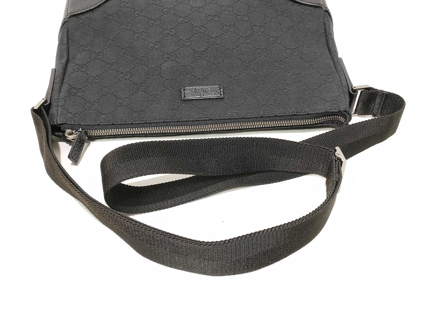 GUCCI GG Canvas Gucci GG Canvas Canvas Shoulder Bag Black 114273 Shoulder Bag