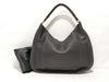 FENDI Celeria Leather Shoulder Bag Brown Shoulder Bag