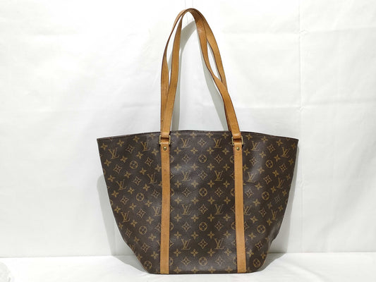LOUIS VUITTON Monogram Vuitton Monogram Sack Shopping M51108 Brown Tote Bag