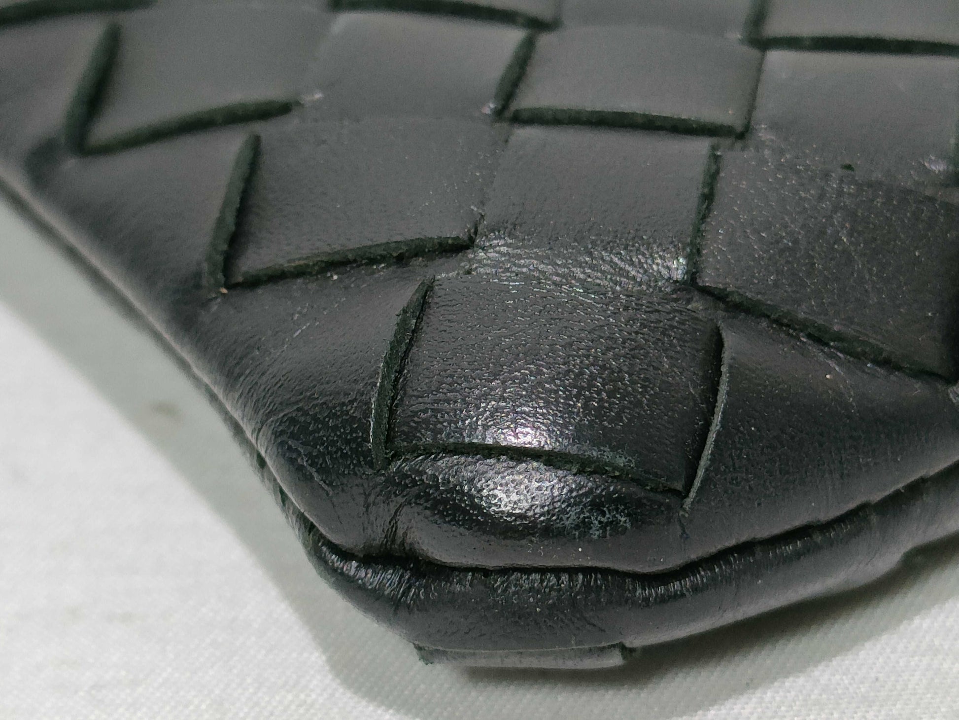 BOTTEGA VENETA Intrecciato Clutch Black Clutch Bag