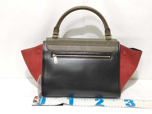 CELINE SG-CELINE Trapeze Small Leather 2-way handbag Multicolor Handbag