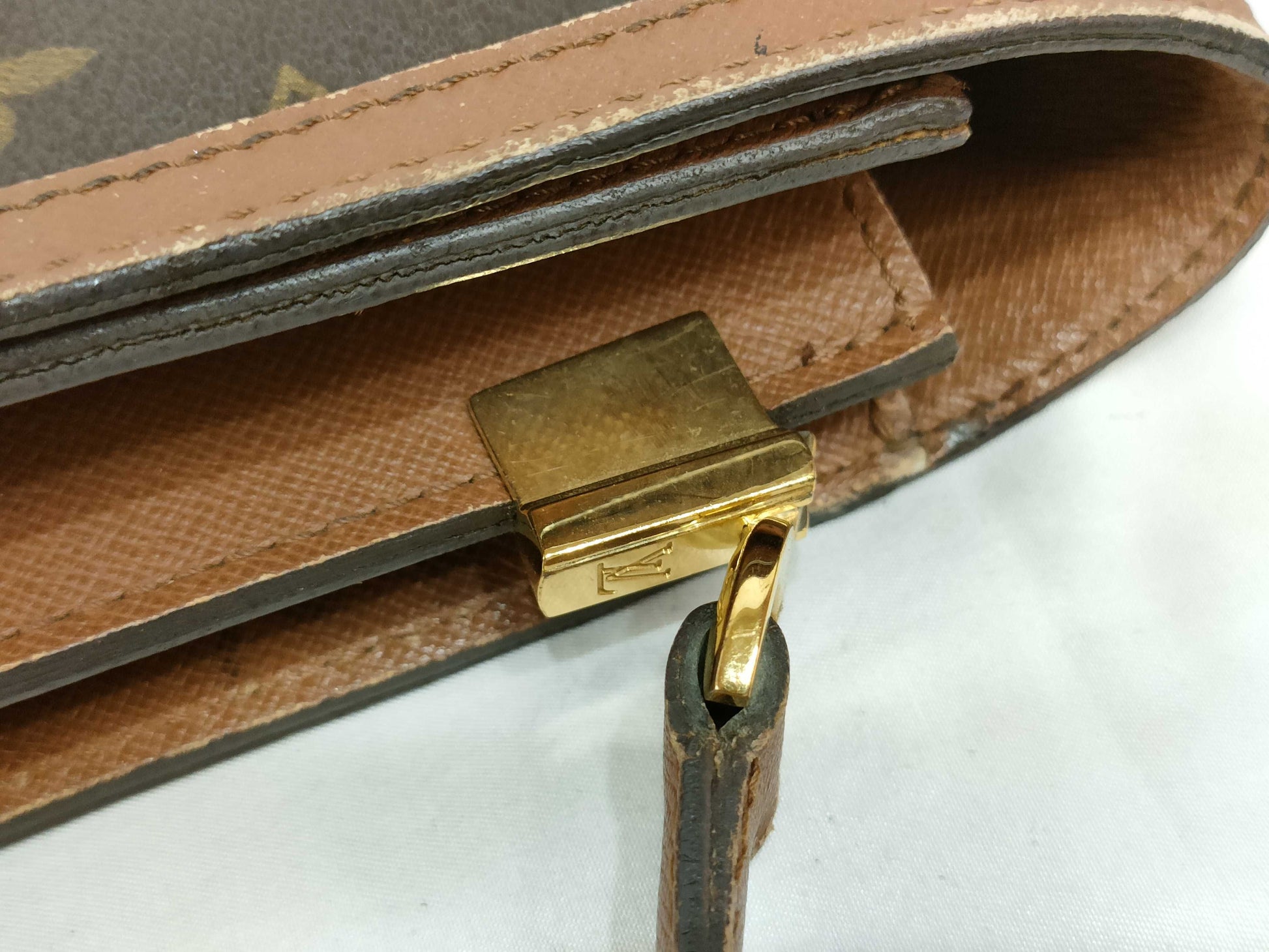 LOUIS VUITTON Monogram SG-Louis Vuitton Monogram Raspail M51372 VI0946 Brown Handbag