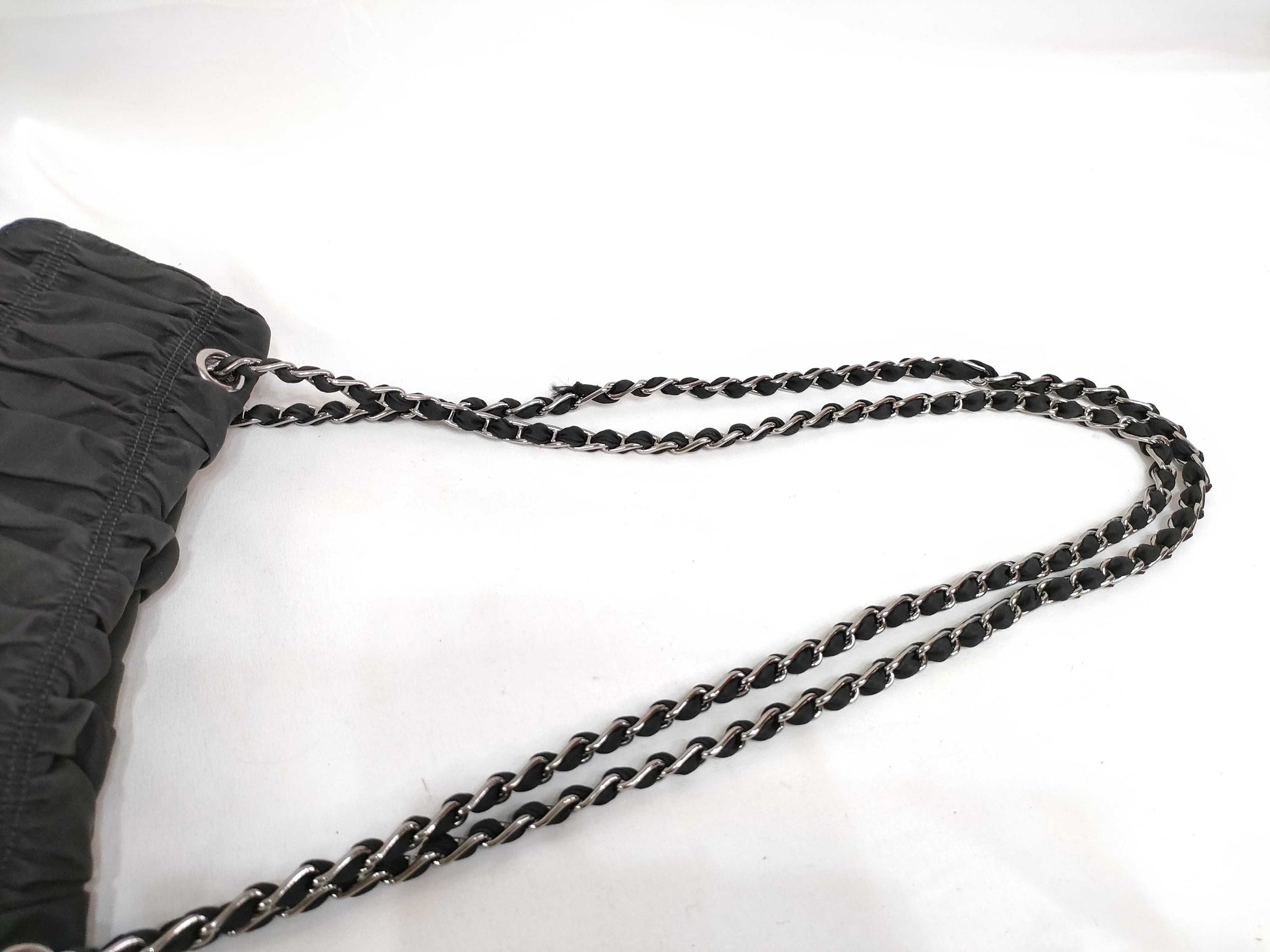 PRADA Nylon SG-Prada Tessuto Gaufre Sling Bag Black BR4609 Shoulder Bag
