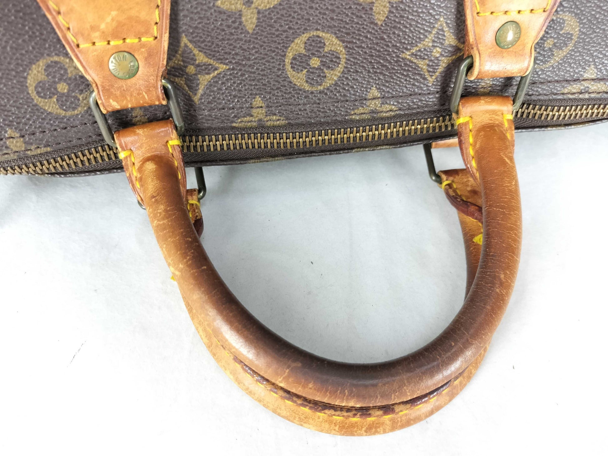 LOUIS VUITTON Monogram Vuitton Monogram Speedy 30 M41526 VI0930 Brown Boston Bag