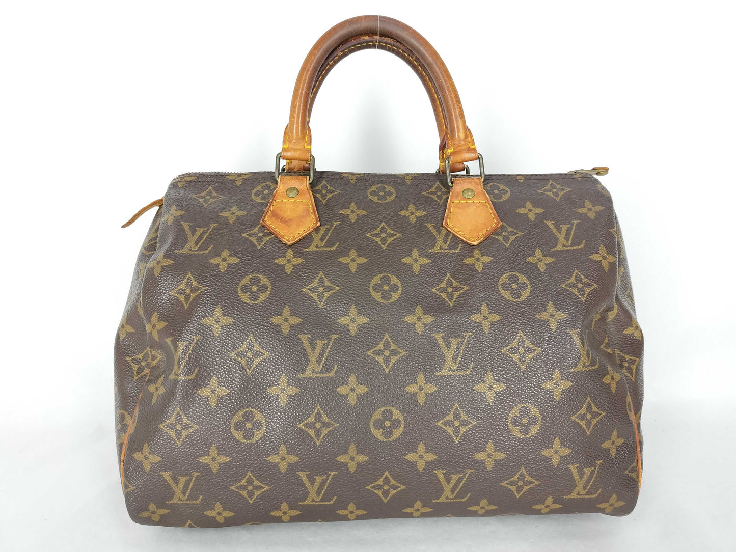 LOUIS VUITTON Monogram Vuitton Monogram Speedy 30 M41526 VI0930 Brown Boston Bag