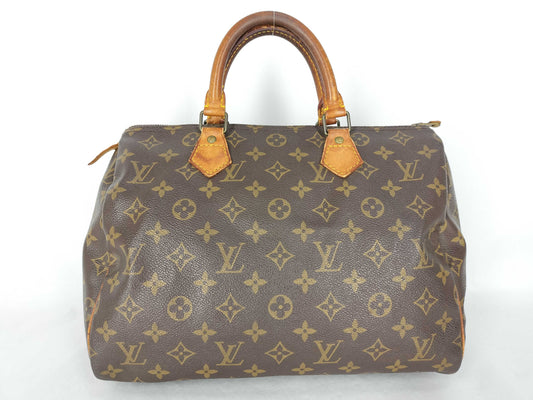 LOUIS VUITTON Monogram Vuitton Monogram Speedy 30 M41526 VI0930 Brown Boston Bag