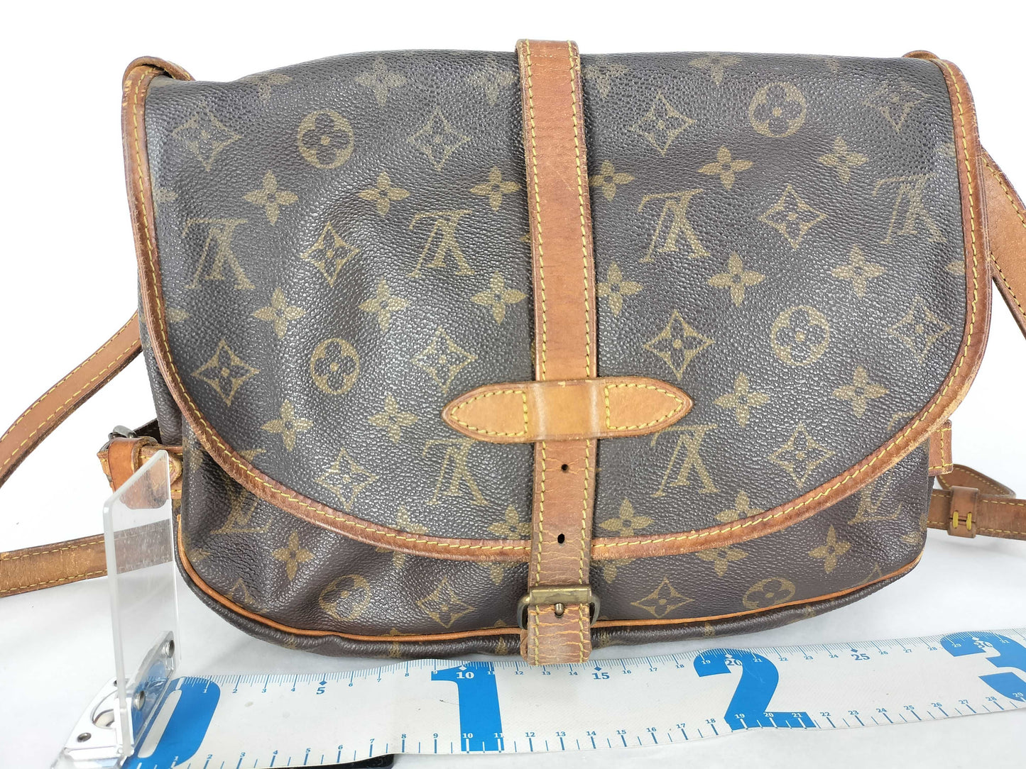 LOUIS VUITTON Monogram Vuitton Monogram Saumur 30 M42256 AR8911 Brown Shoulder Bag