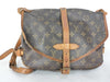 LOUIS VUITTON Monogram Vuitton Monogram Saumur 30 M42256 AR8911 Brown Shoulder Bag