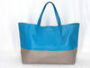 CELINE Horizontal Cava Leather Tote Bag Bicolor Tote Bag