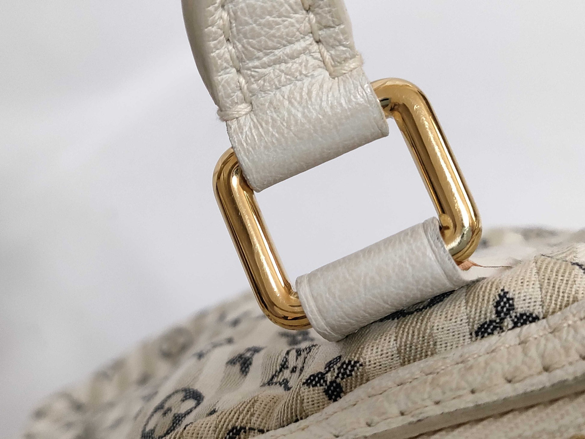 LOUIS VUITTON HK-Louis Vuitton M95494 SR3087 Minilan Marina PM Monogram White 2ways Bag Bag Handbag