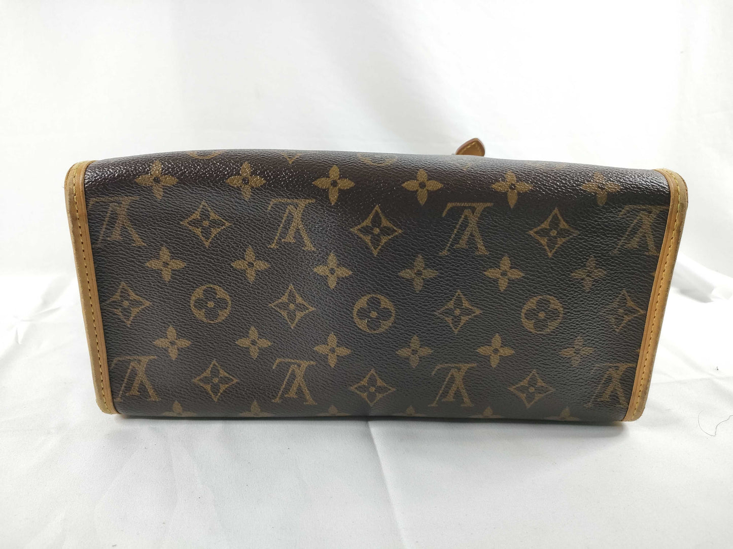 LOUIS VUITTON Monogram Vuitton Monogram Popin Coeur O M40007 FL0096 Pull Leather Broken Shoulder Bag