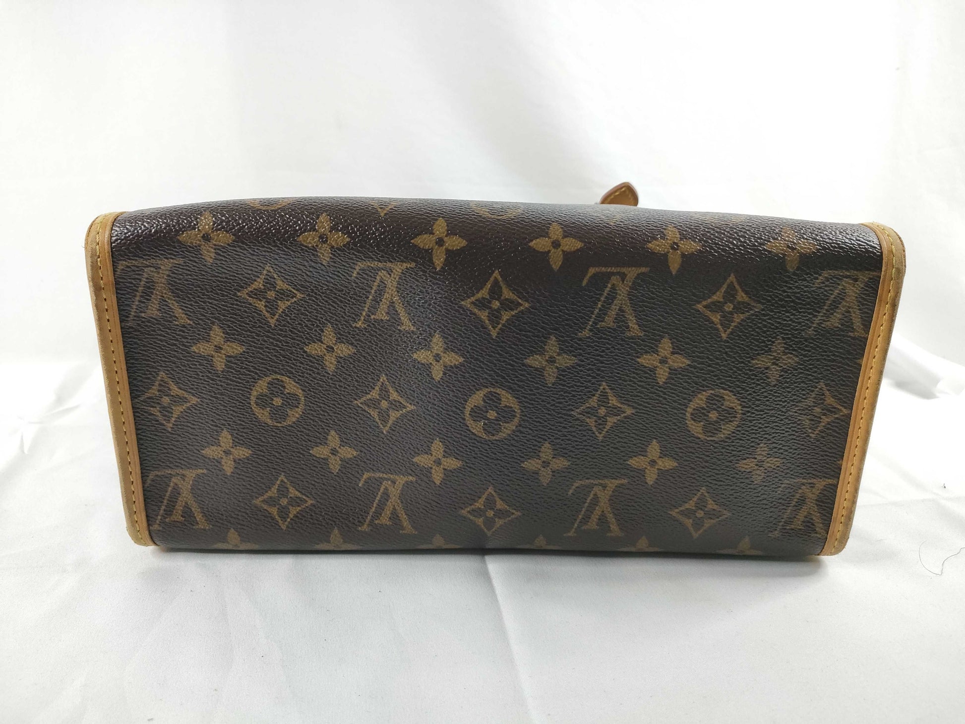 LOUIS VUITTON Monogram Vuitton Monogram Popin Coeur O M40007 FL0096 Pull Leather Broken Shoulder Bag