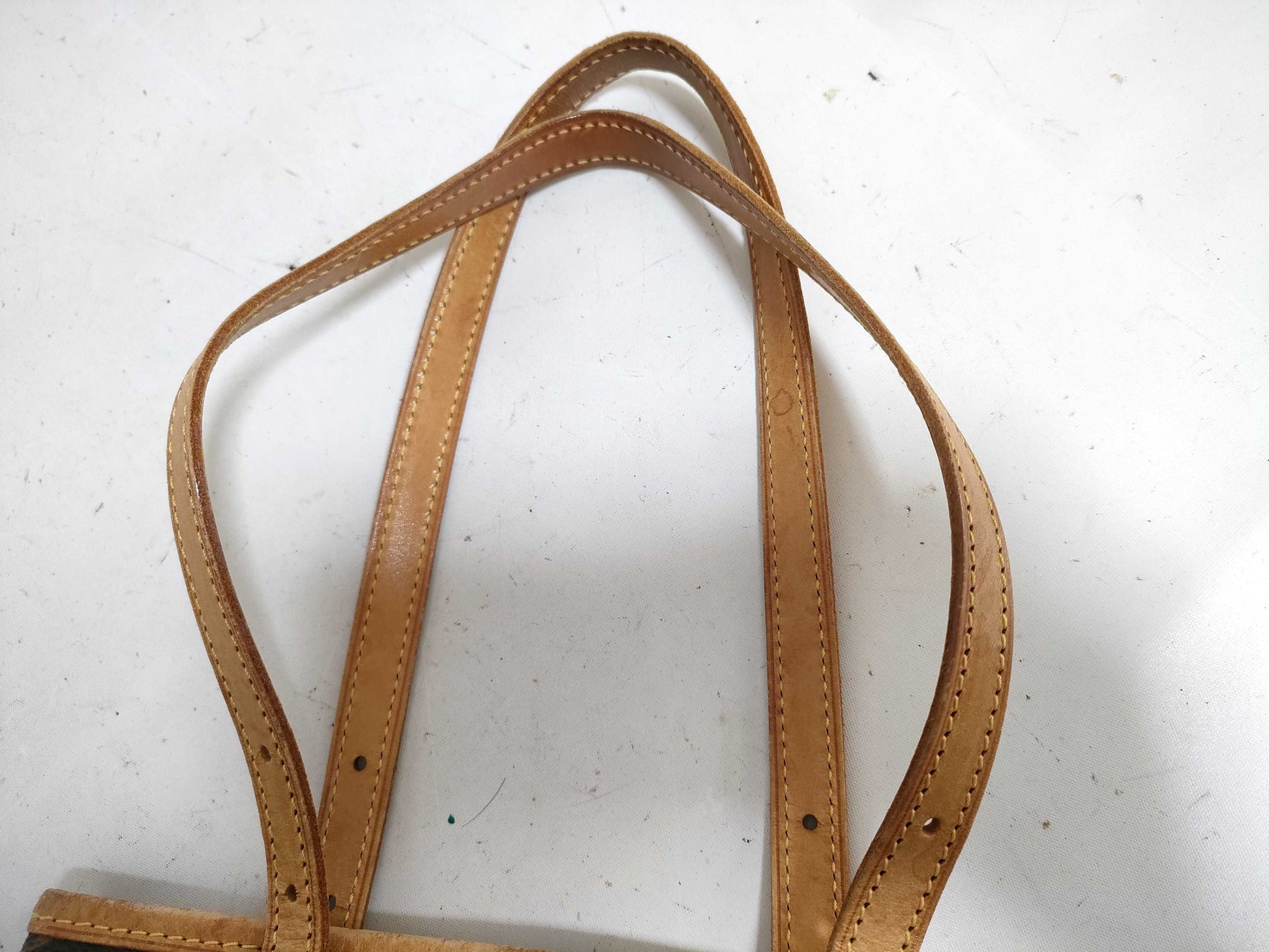 LOUIS VUITTON Monogram Vuitton Monogram Bucket PM M42238 VI0938 Brown Handbag