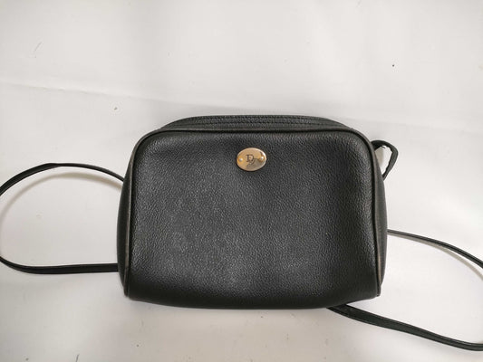 Dior HK - Dior Vintage Leather Black Shoulder Bag