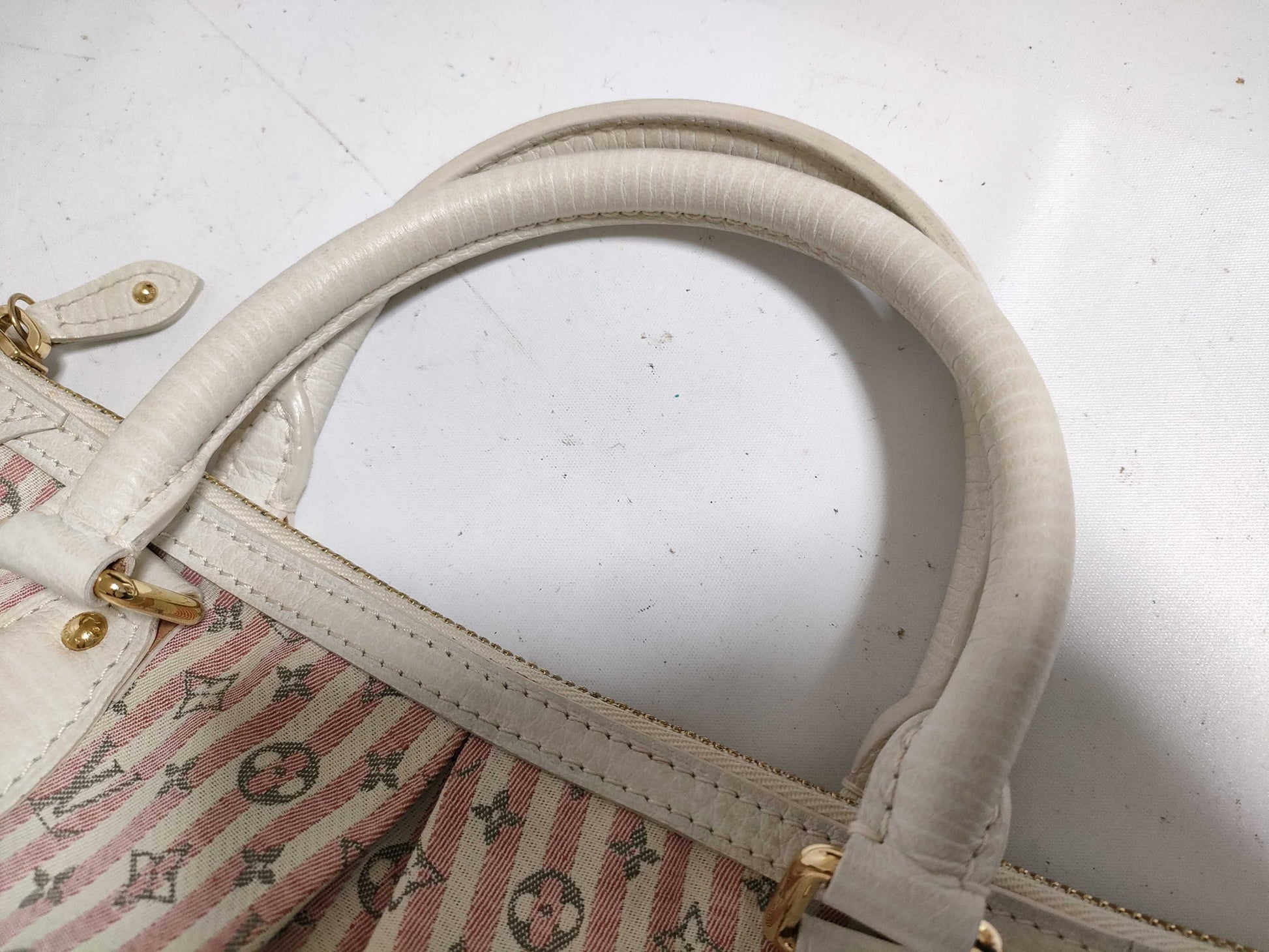 LOUIS VUITTON Monogram HK-Louis Vuitton M95494 SR4017 Minilan Marina PM Monogram Pink/White 2ways Bag Handbag