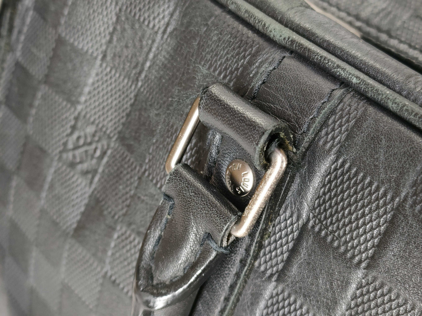 LOUIS VUITTON Damier Anfini Vuitton Damier Anfini PDVGM N41147 BA2171 Business Bag