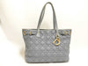 Dior Lady Dior Lady Dior Cannage Panarrea Charm Tote Bag Grey Tote Bag