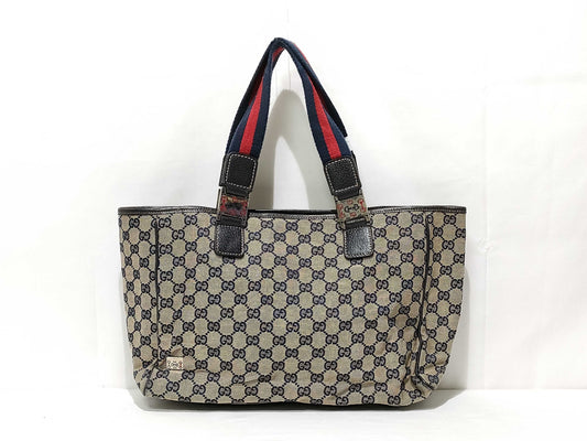 GUCCI GG Supreme ID-Gucci GG Canvas Tote Bag 145758 Tote Bag