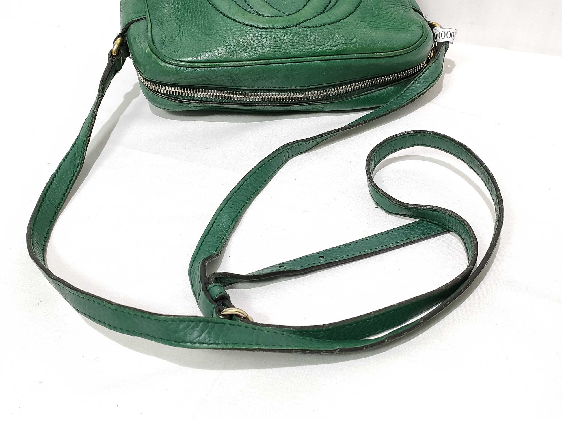 GUCCI ID-Gucci Soho Leather Shoulder Bag Green 308364 Shoulder Bag