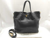 PRADA SG-Prada Vitello Black Leather Tote Bag
