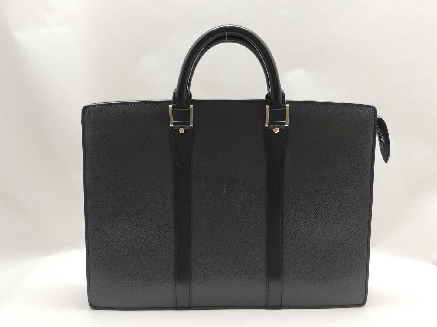 LOUIS VUITTON Taiga SG-Louis Vuitton Taiga Porte Documain Rosin M30052 Black Business Bag