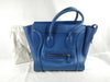 CELINE SG-Celine Luggage Mini shopper Leather Hand bag Blue Handbag