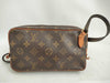 LOUIS VUITTON Monogram Vuitton Monogram Pochette Marley Bandriere M51828 Brown SL0978 Shoulder Bag
