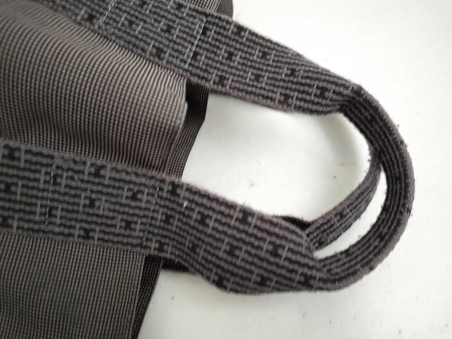HERMES Aleline Hermes Aleline Cabus Canvas Tote Bag Grey Tote Bag