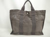 HERMES Aleline Hermes Aleline MM Canvas Tote Bag Navy Tote Bag
