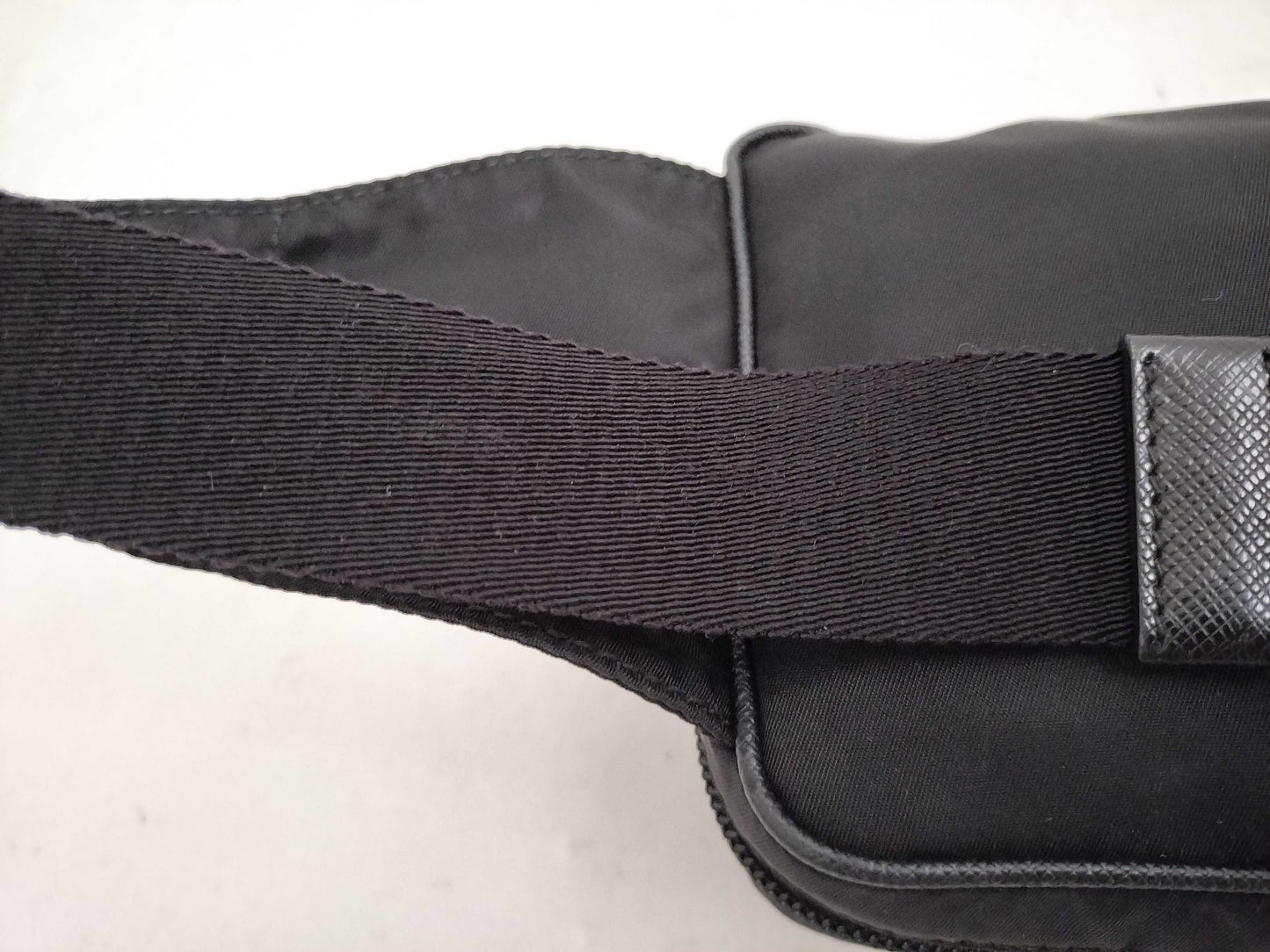 PRADA Nylon KR-Prada 1BL010_RV44_F0002_V_YOO Black Re-Nylon Belt Bag Waist Bag