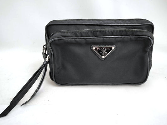 PRADA Nylon KR-Prada 1BL010_RV44_F0002_V_YOO Black Re-Nylon Belt Bag Waist Bag