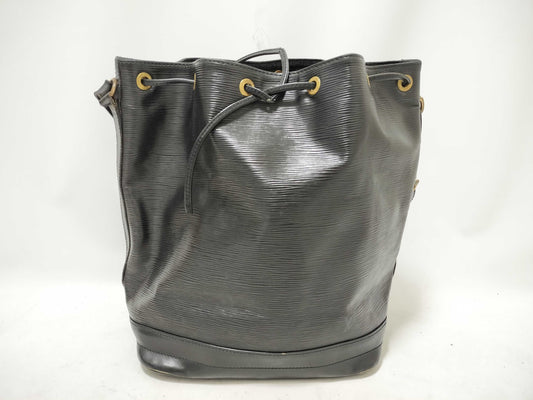 LOUIS VUITTON Epi Vuitton Epi Petit Noe M59012 Serial Blush Black Shoulder Bag