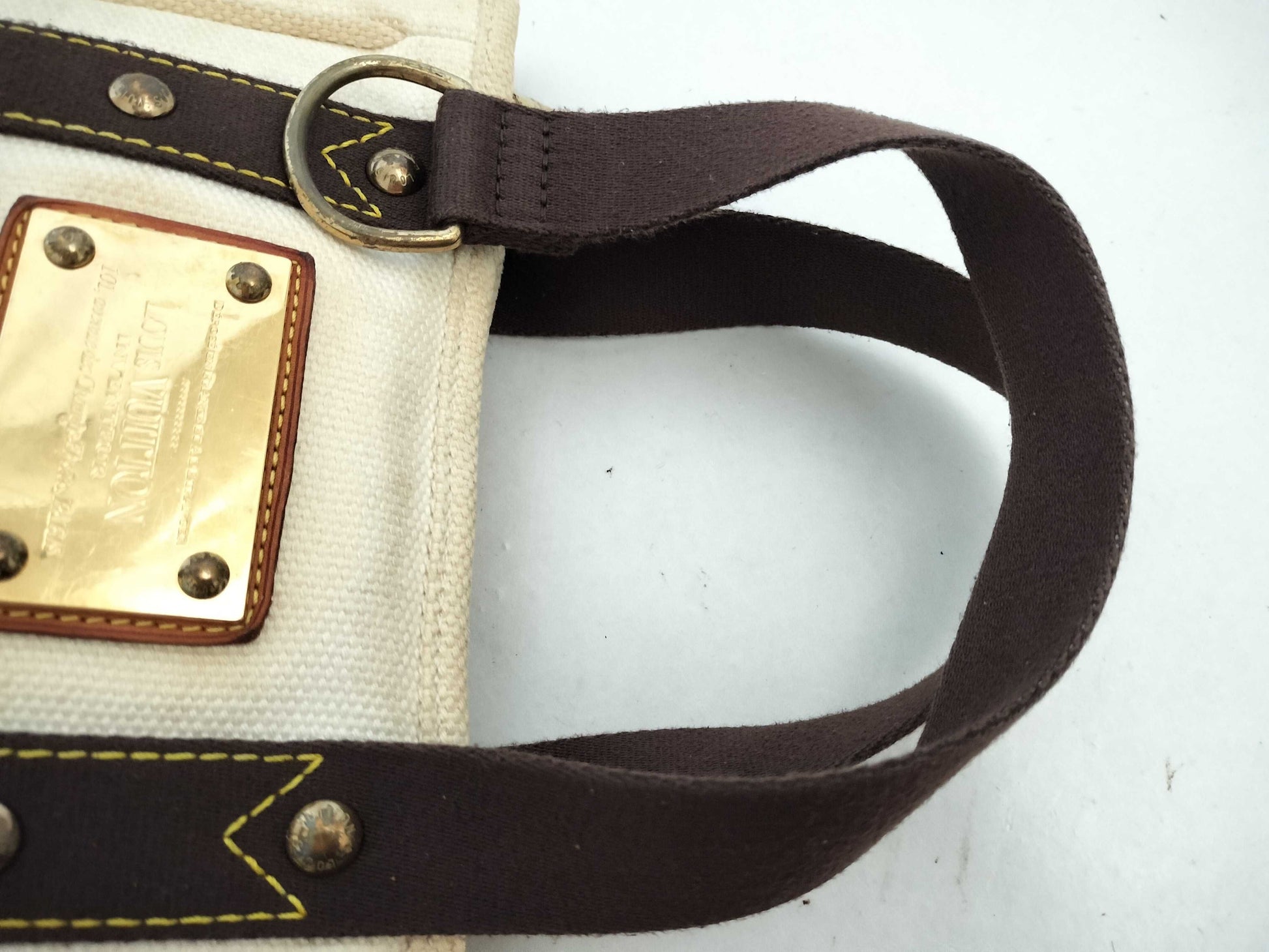 LOUIS VUITTON Vuitton Antigua Cava PM M40039 Fade Handbag