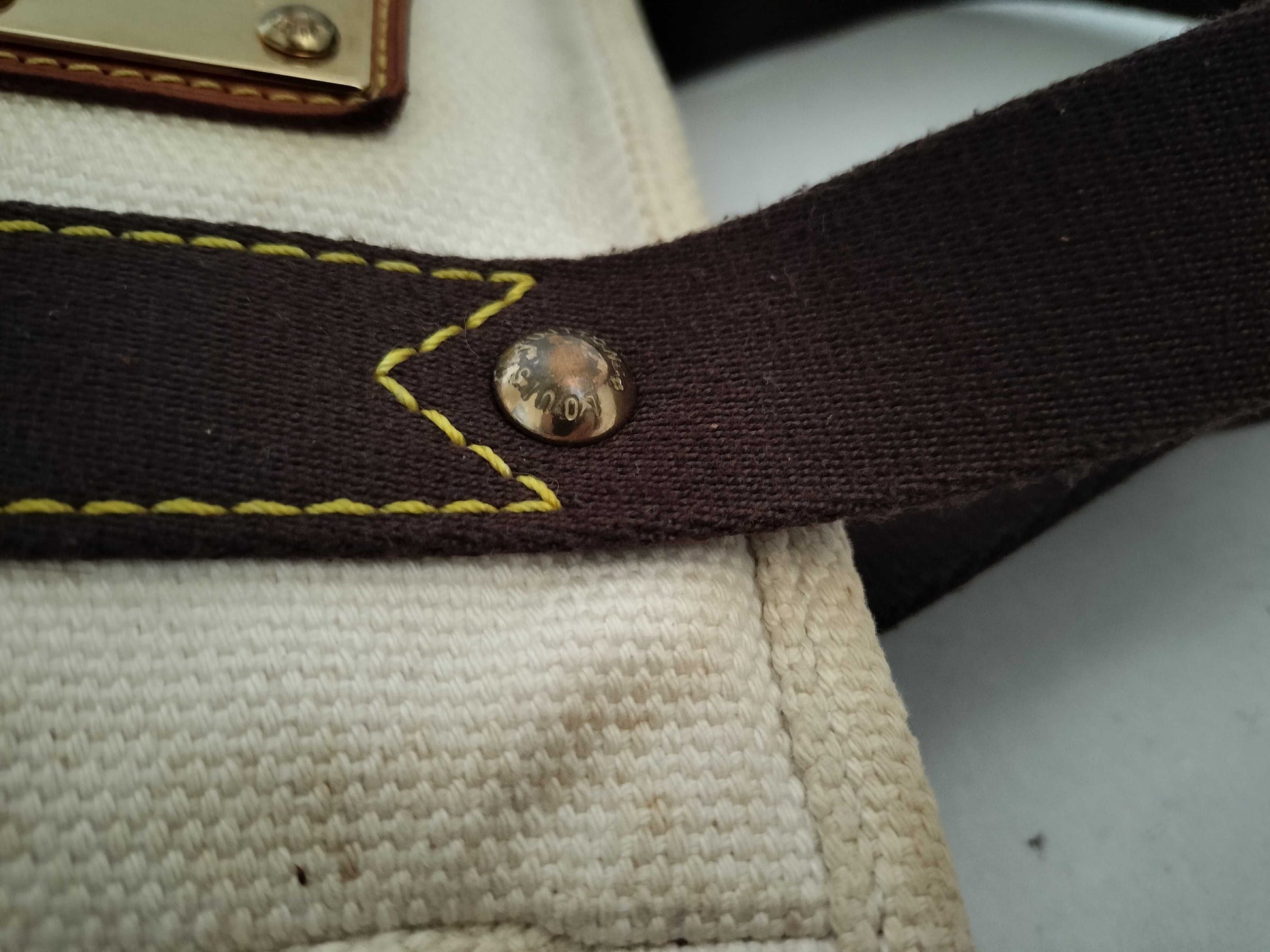 LOUIS VUITTON Vuitton Antigua Cava PM M40039 Fade Handbag