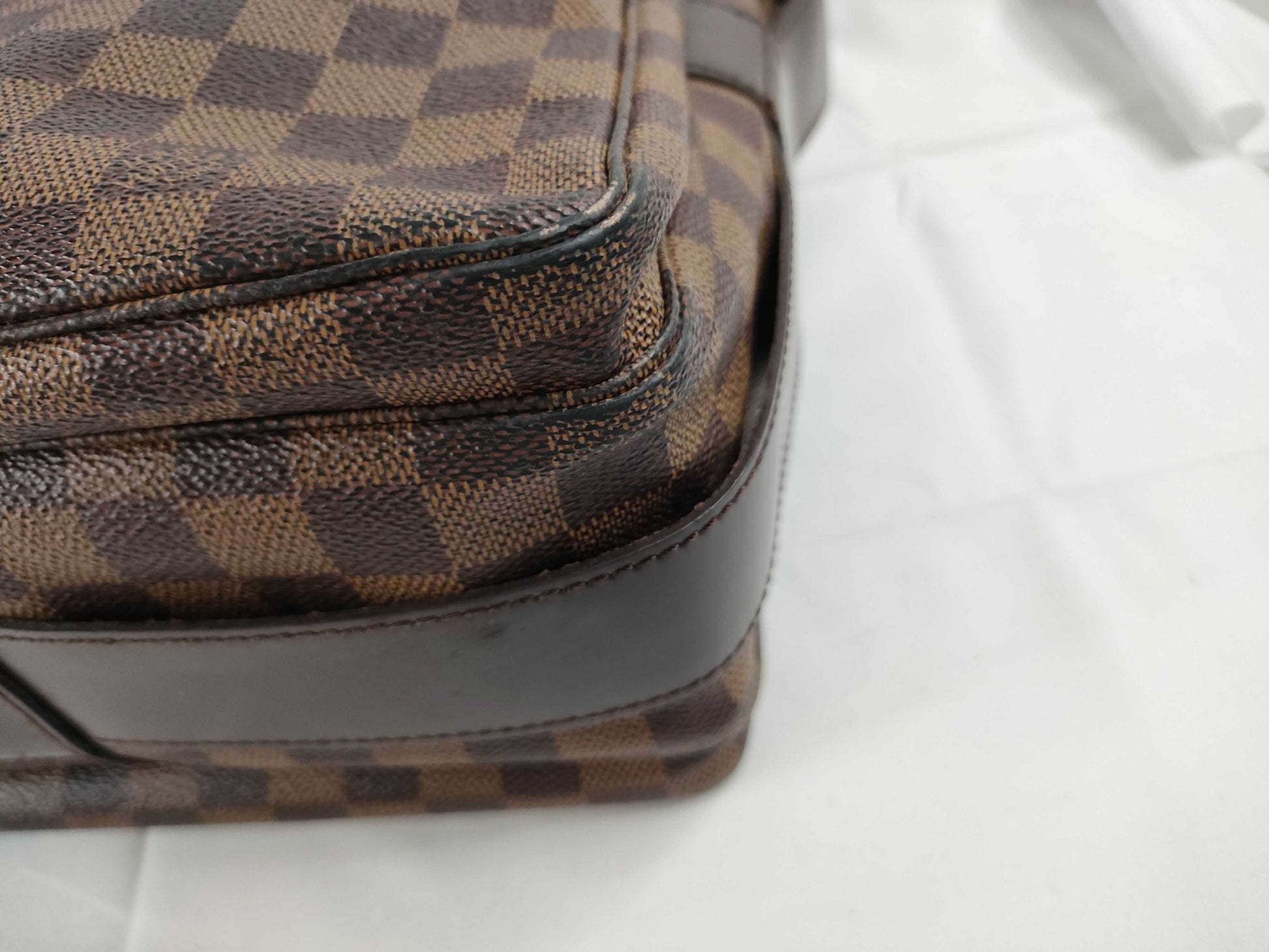 LOUIS VUITTON Damier Vuitton Damier Naviglio N45255 TH1002 Shoulder Bag
