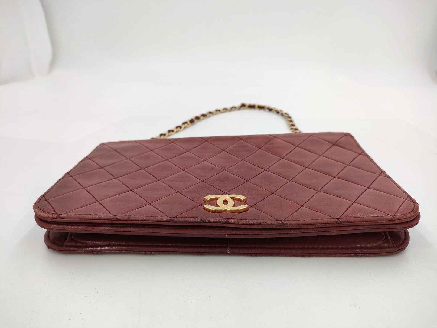 CHANEL Matelasse Push Lock Shoulder Bag