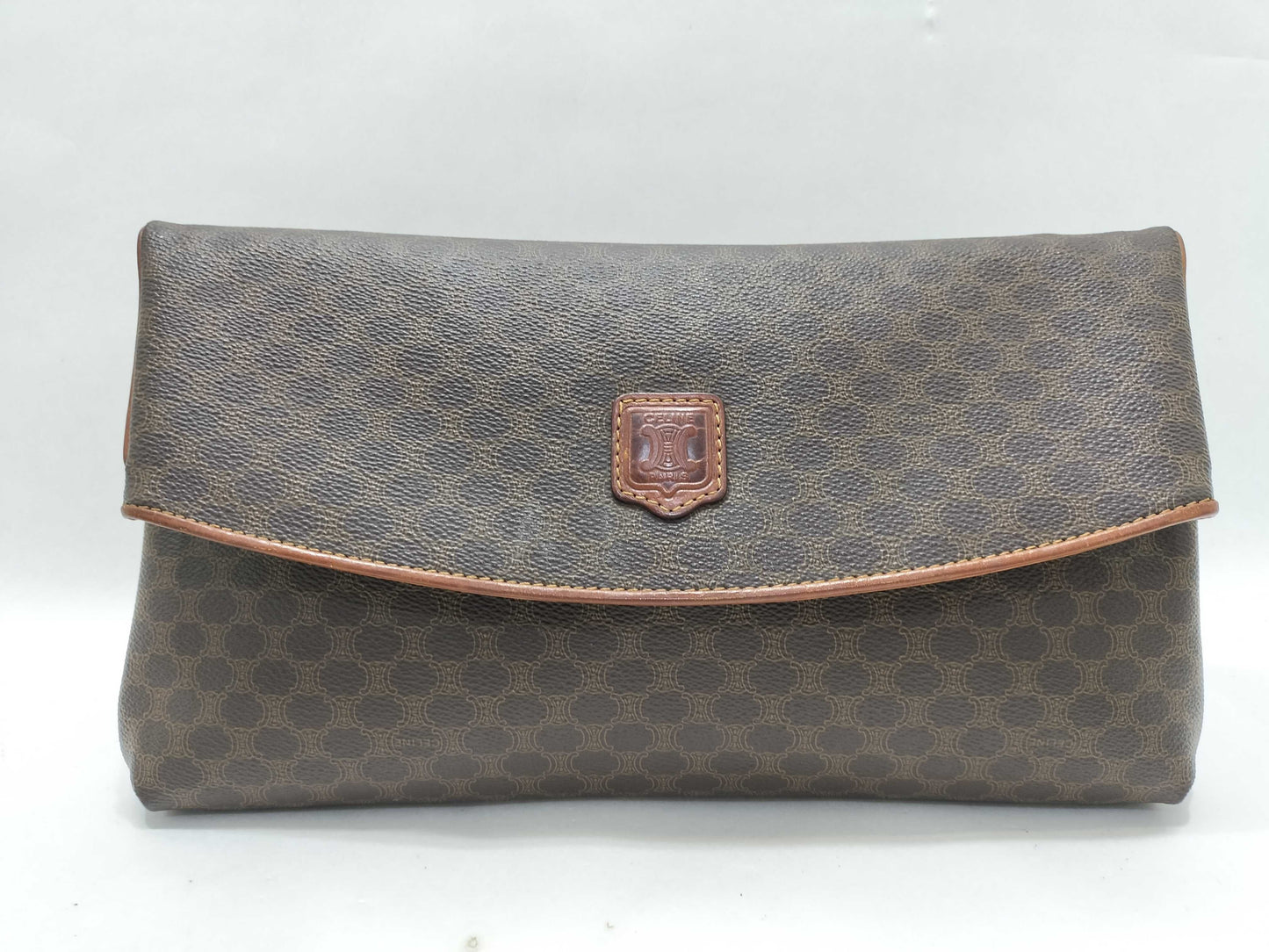 CELINE Macadam PVC Second Bag Clutch Bag