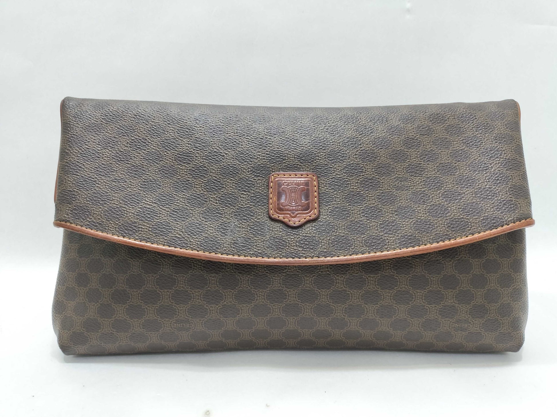 CELINE Macadam PVC Second Bag Clutch Bag